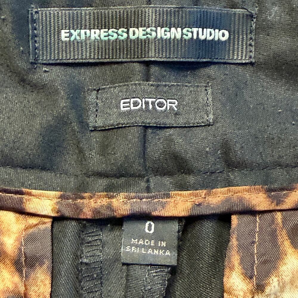 Express Design Studio Editor Black Tuxedo Straigh… - image 5